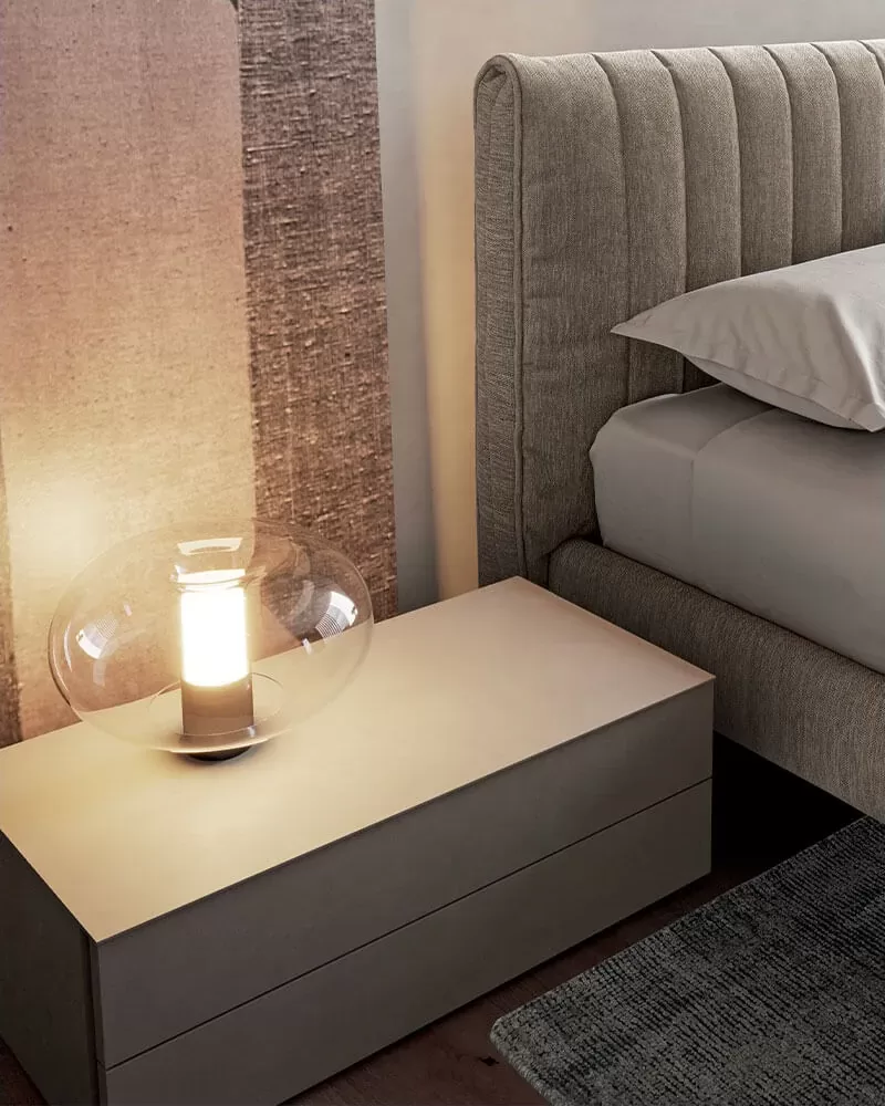 Lama Nightstand, Dall'Agnese nightstand made in Italy