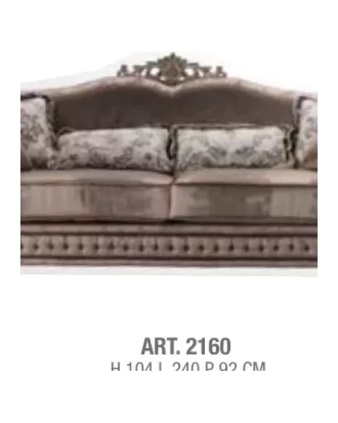 Gran Guardia Sofa with 6 Cushions by Francesco Pasi, Gran Guardia carved classic sofa