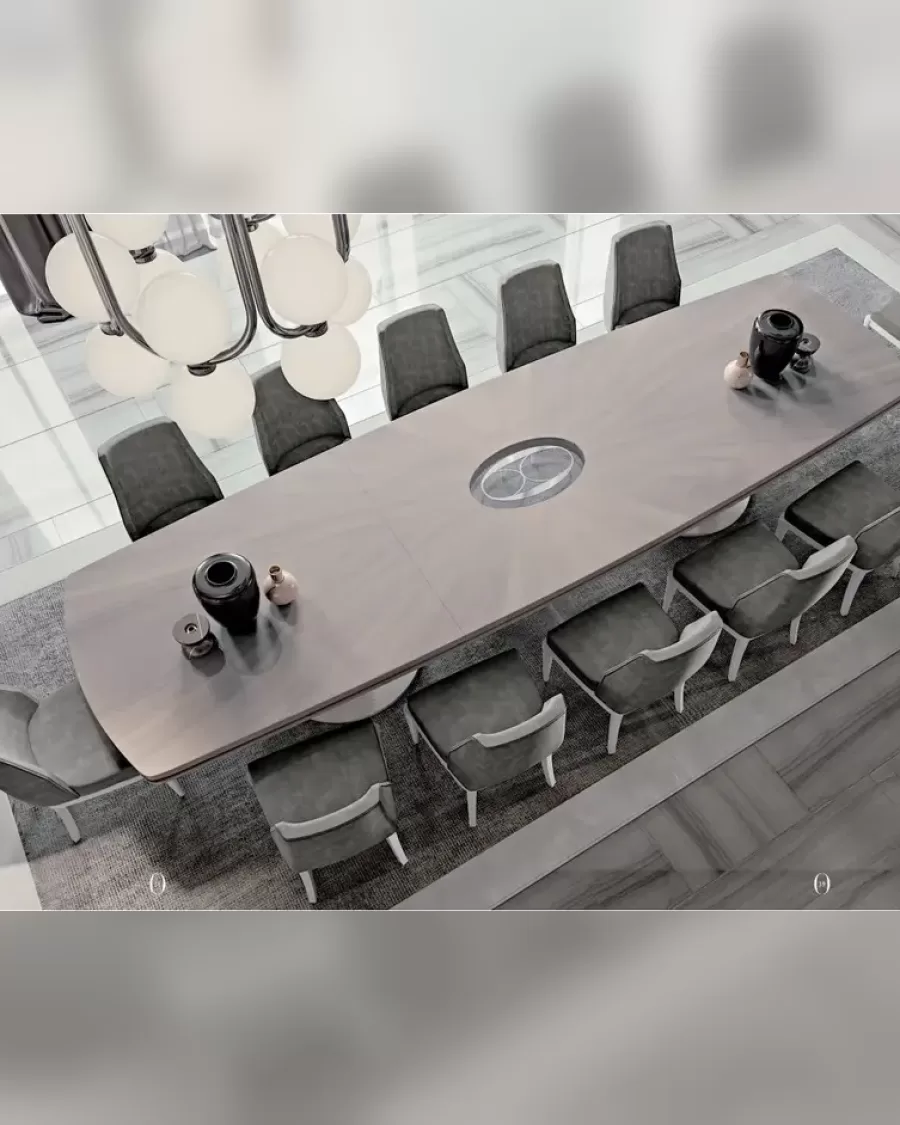 Ellipse Five-Metre Dining Table by Francesco Pasi, modern Italian dining table