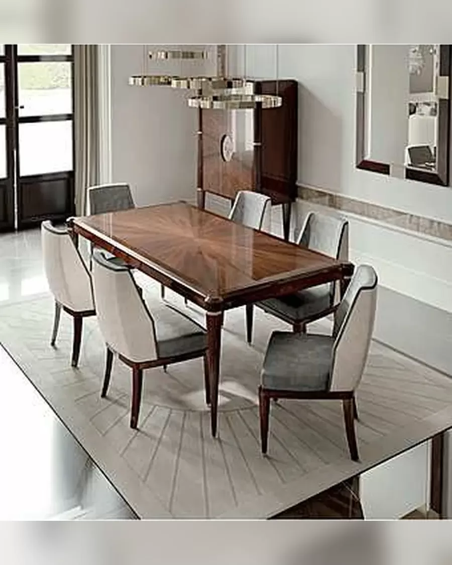 Ellipse Round Dining Table by Francesco Pasi, modern Italian dining table