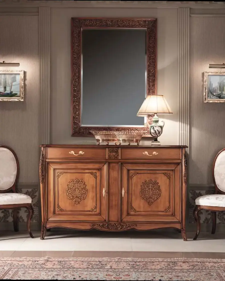 Gran Guardia Mirror 2100 by Francesco Pasi, high end traditional furniture