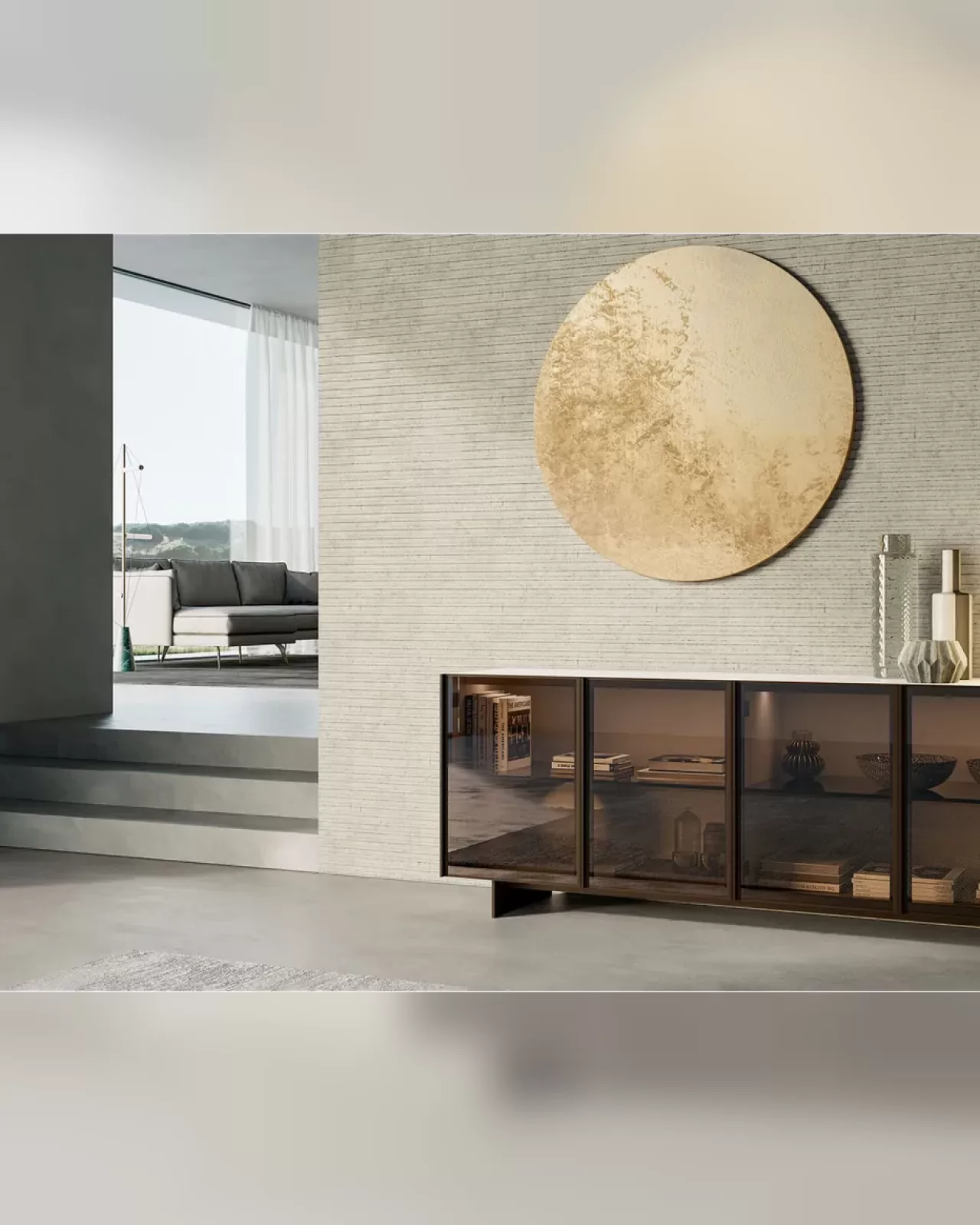 Glass Up Sideboard by Dall'Agnese, modern dining room buffet