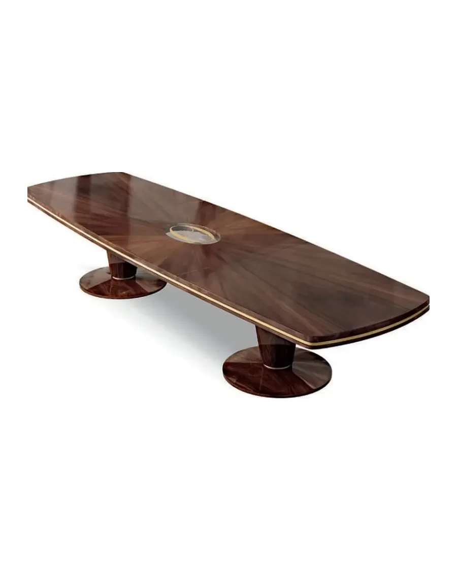 Ellipse Five-Metre Dining Table by Francesco Pasi, dining room furniture in gloss or matt lacquer