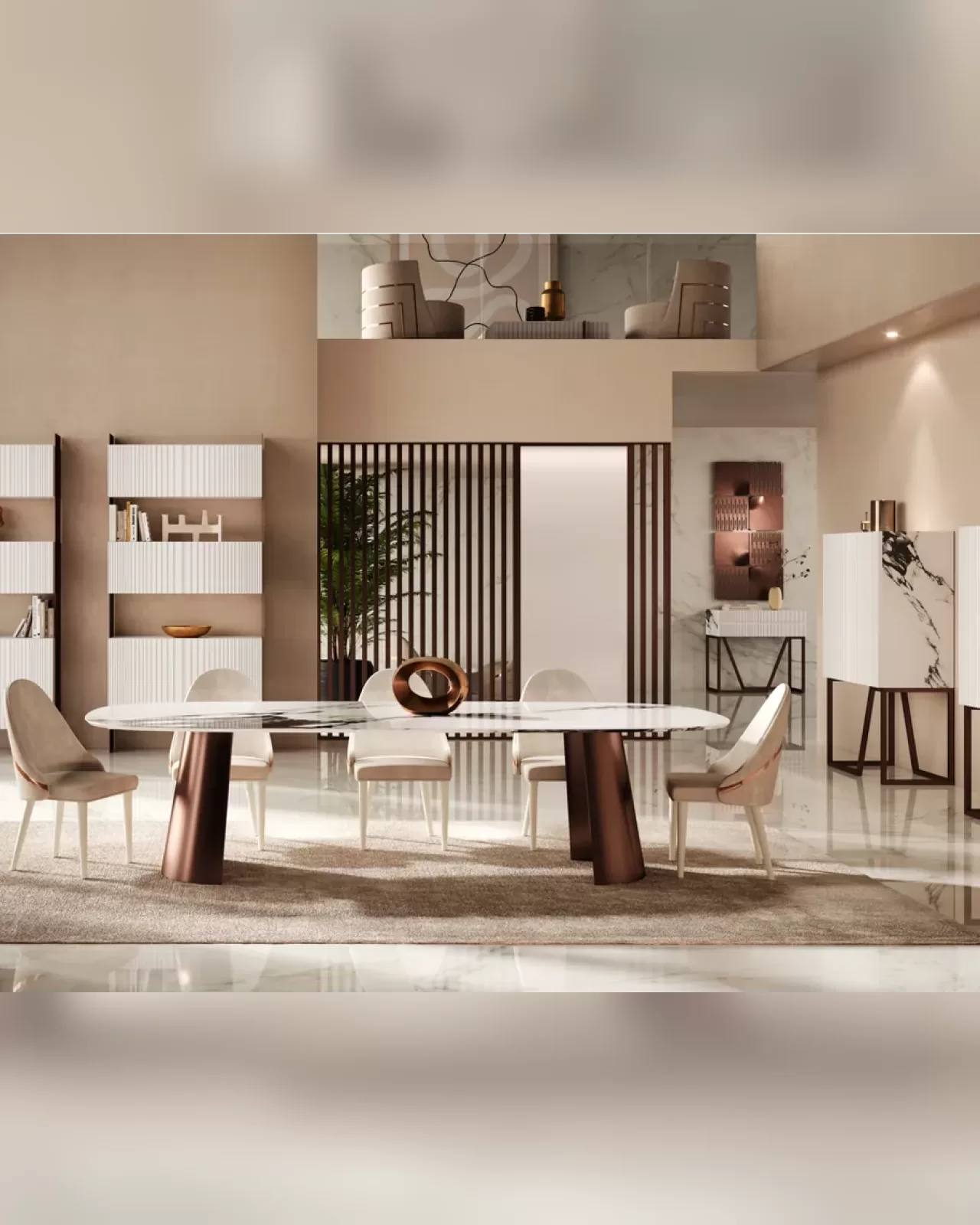 Onice Dining Table by Epoque, luxury dining table