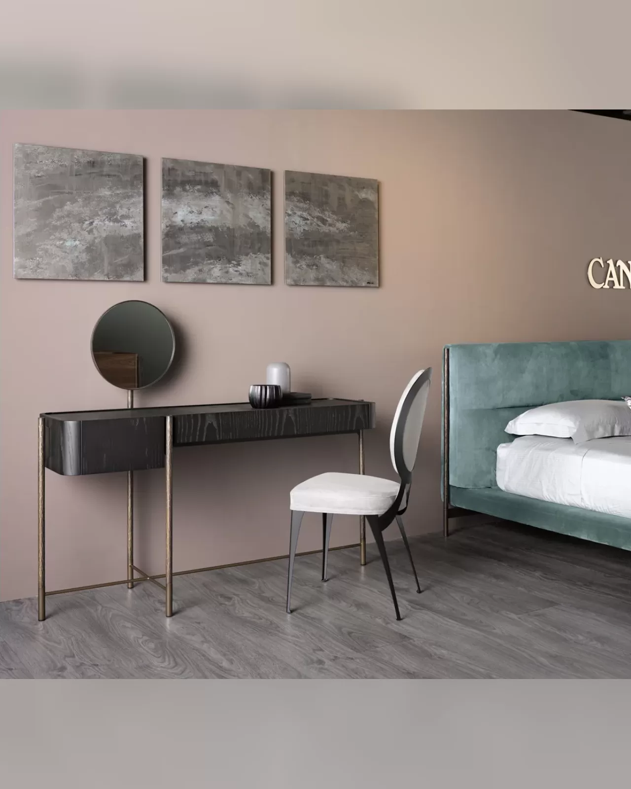 Shanghai Desk and Dressing Table by Cantori, luxury Italian desk