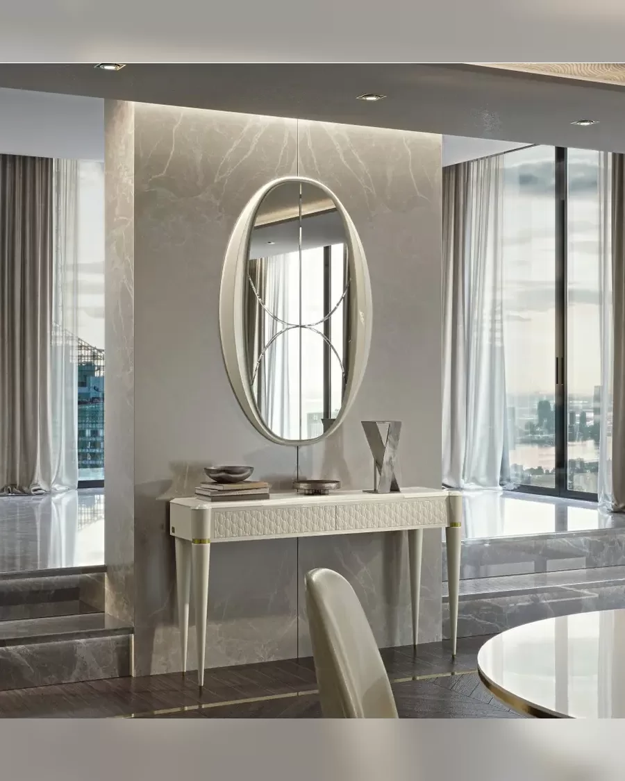 Ellipse Oval Mirror by Francesco Pasi, bedroom mirror