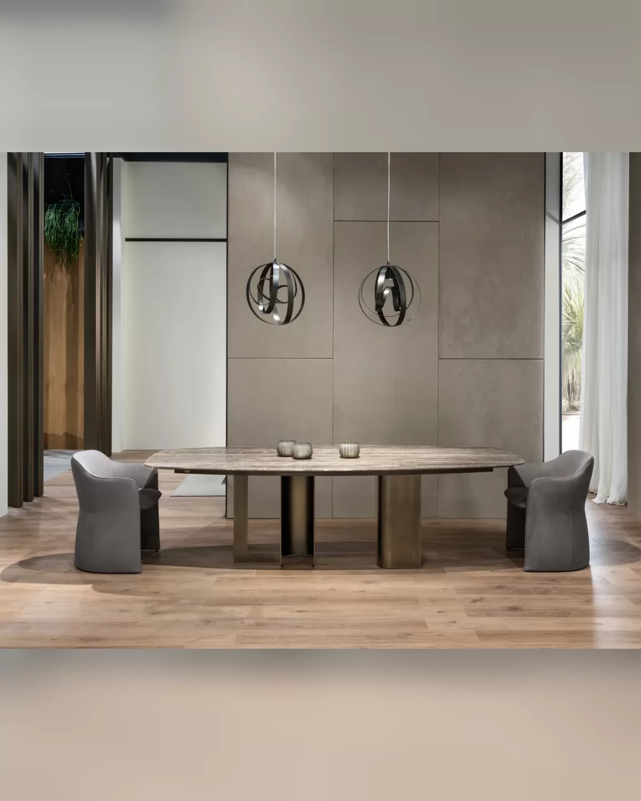 Mirage 2 Dining Table by Cantori, luxury dining tables