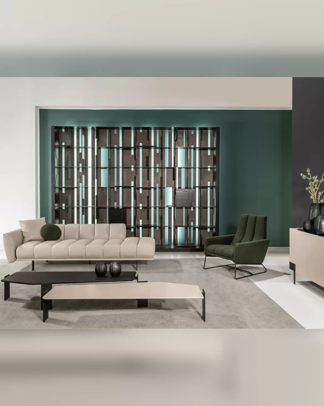 Blockbau Modular Sofa by Cantori, luxury couch, made to order in Italy