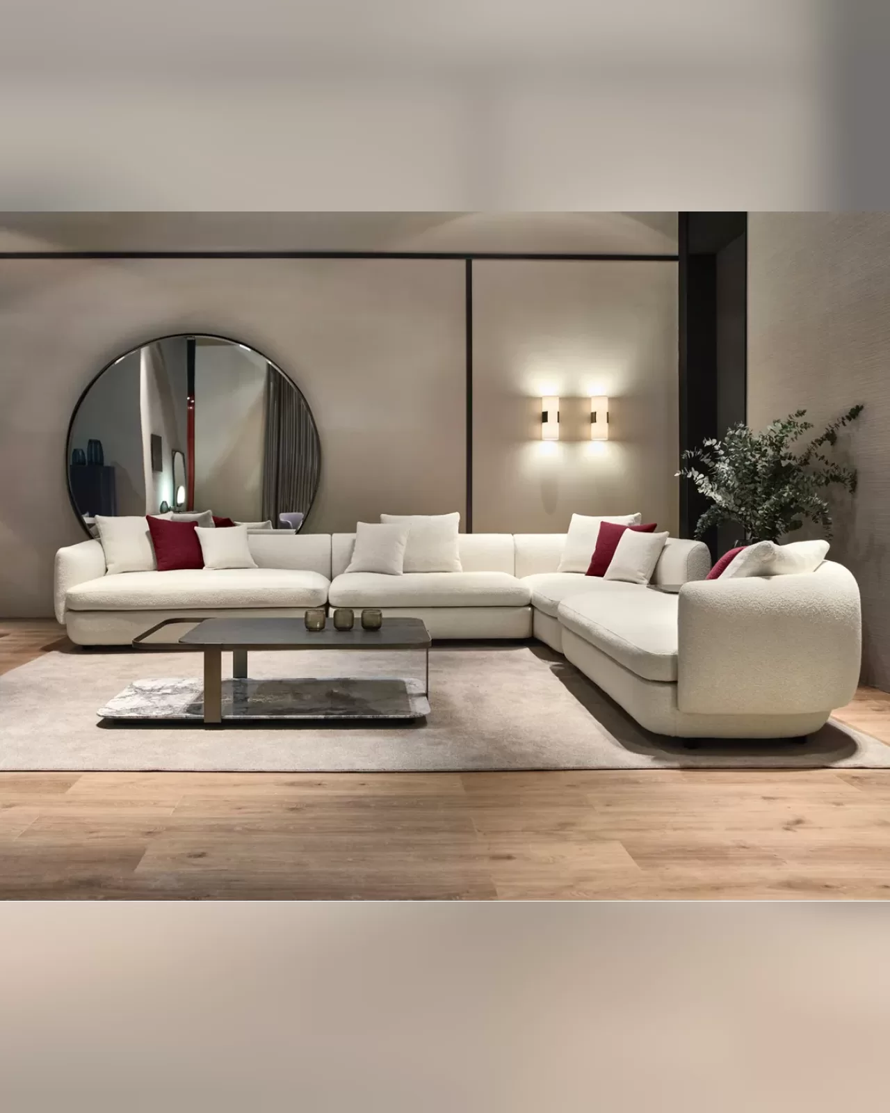 Gabrielle Modular Sofa by Cantori, luxury furniture made in italy