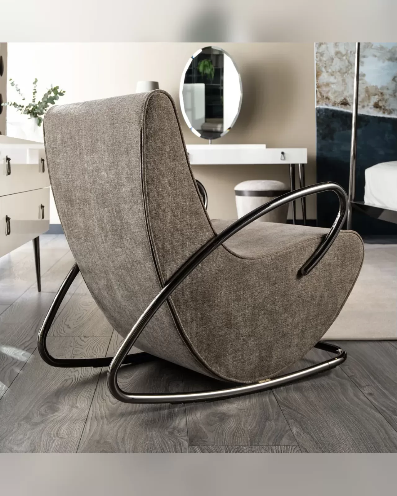 Camilla Rocking Armchair, Cantori armchair