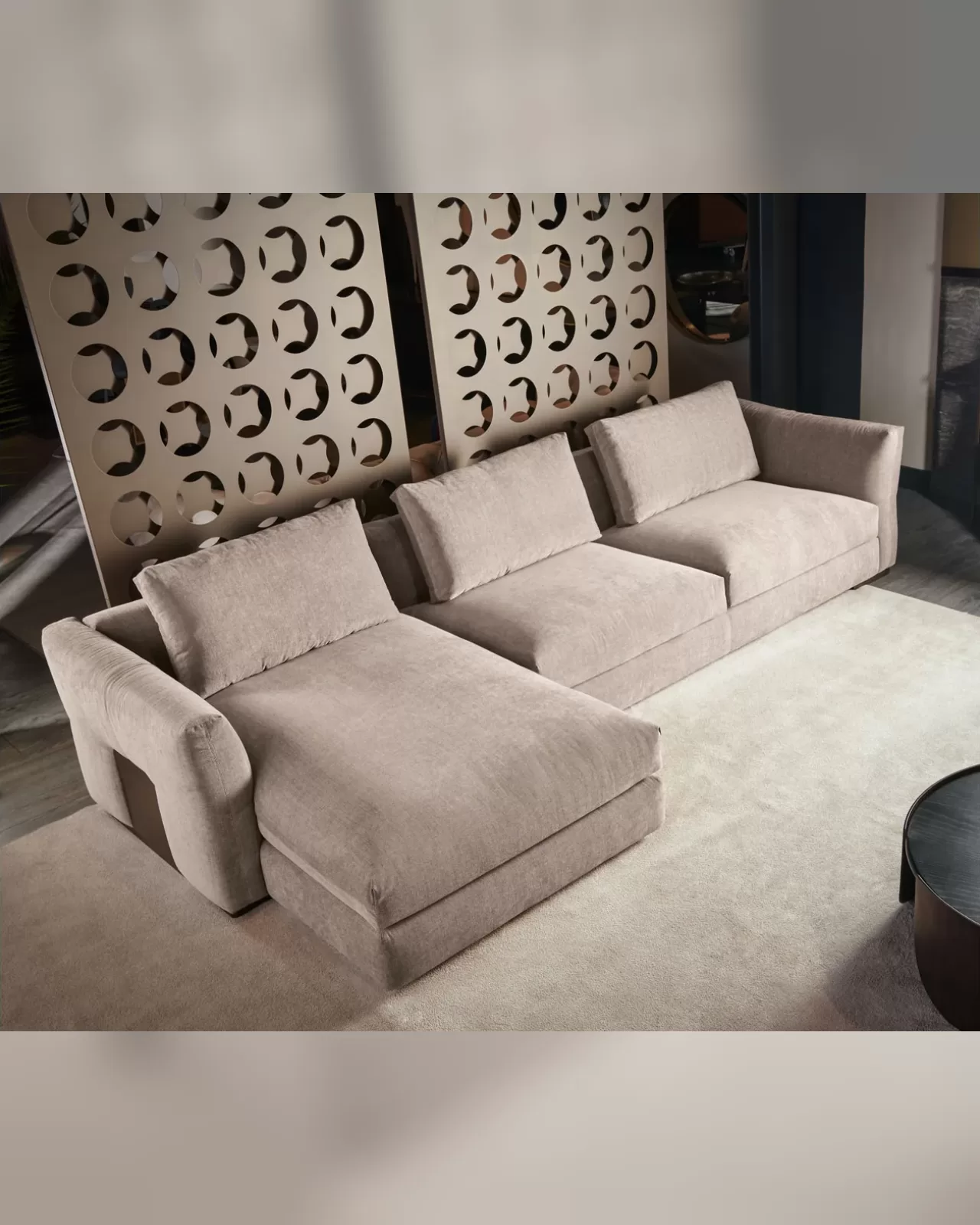 Montecarlo Angular Sofa by Cantori, luxury designer sofas