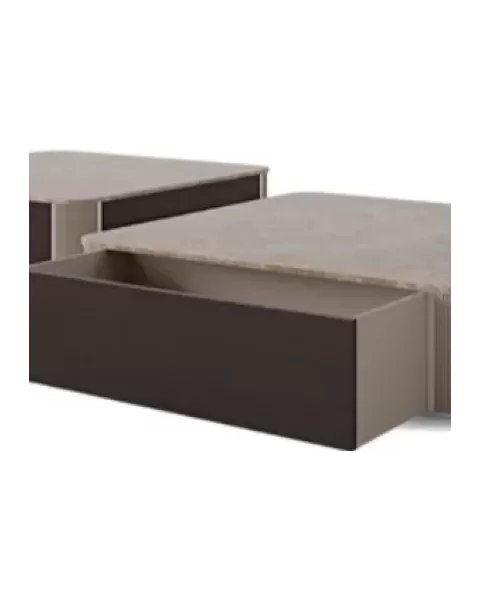 Icon Square Coffee Table by Francesco Pasi, to pair with a corner sofa