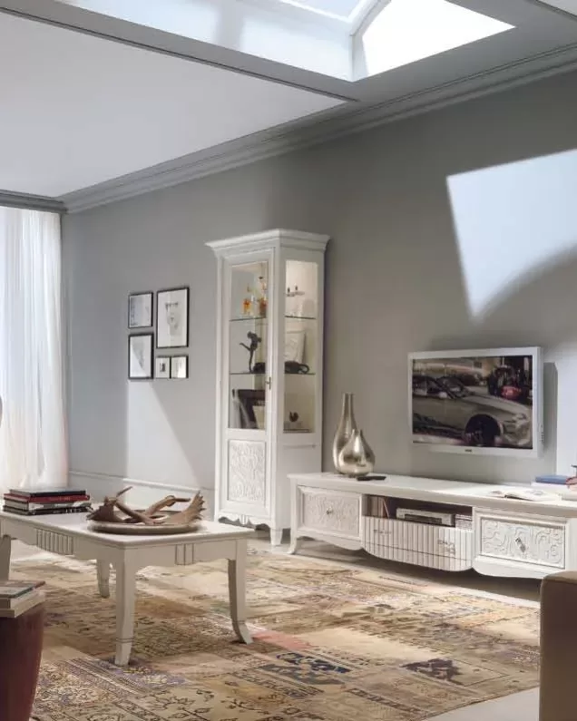 New Deco TV Base with Baskets and Drawer by Francesco Pasi, TV unit with storage