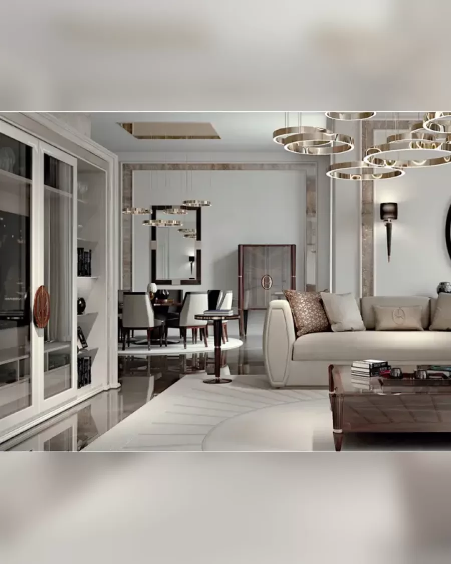 Ellipse Square Coffee Table by Francesco Pasi, coffee table in front of a TV stand