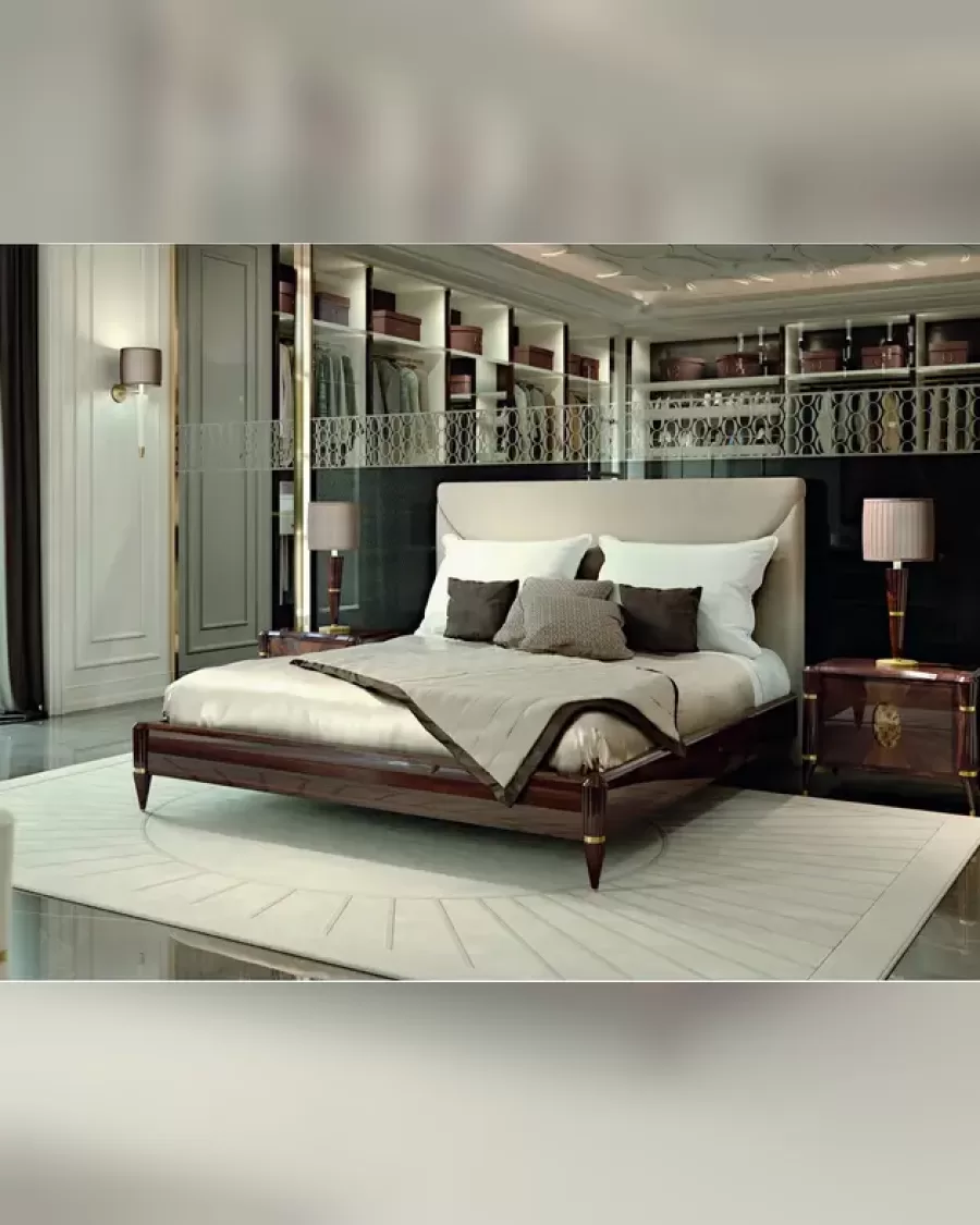 Ellipse Upholstered Bed, bed to match a luxury wardrobe