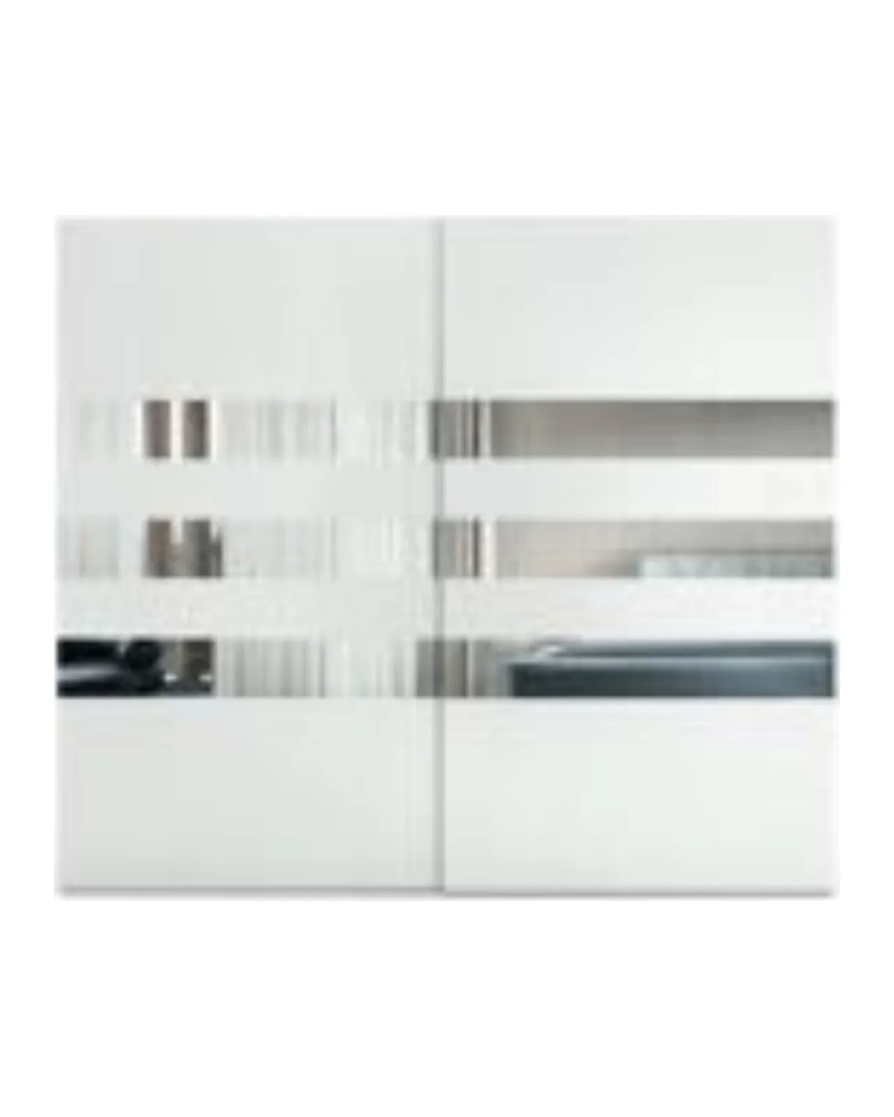 Musa Wardrobe, Horizontal Mirror by Francesco Pasi, wardrobe specified by door configuration