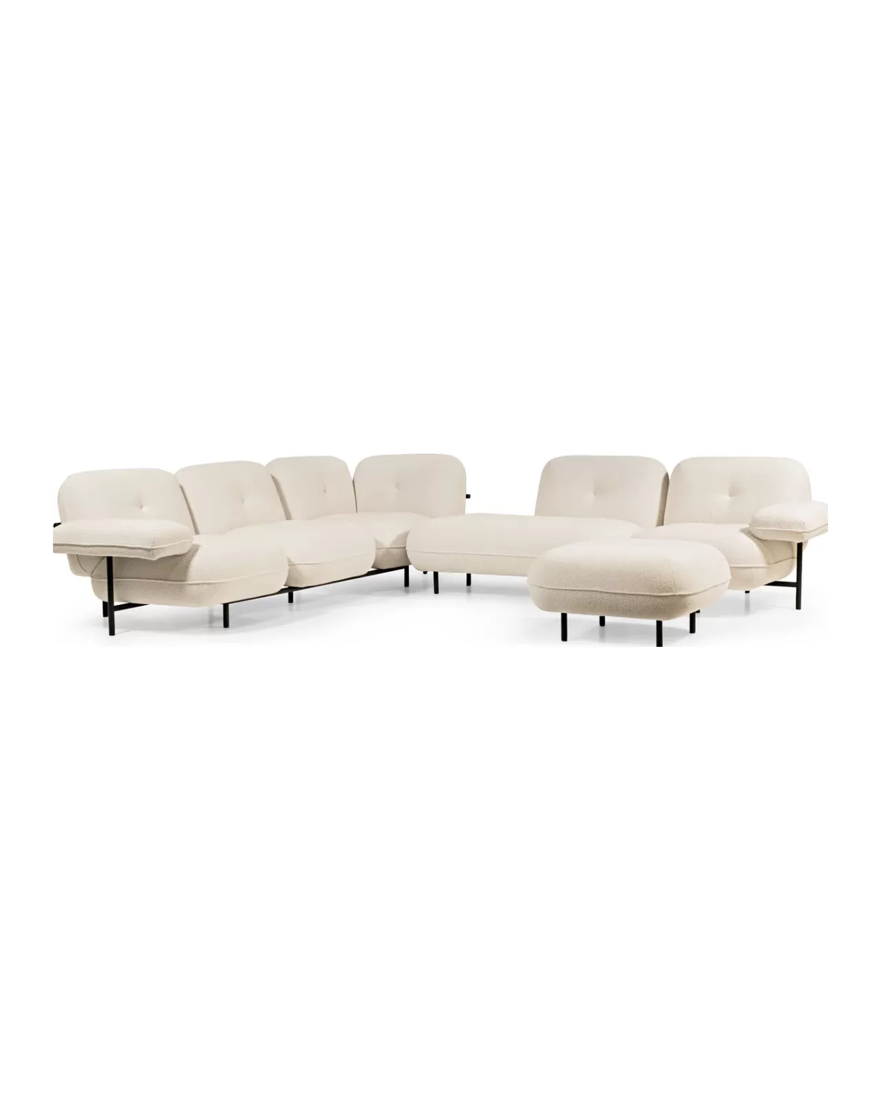 Cloud Modular Sofa by Cantori, luxury couch for the living room