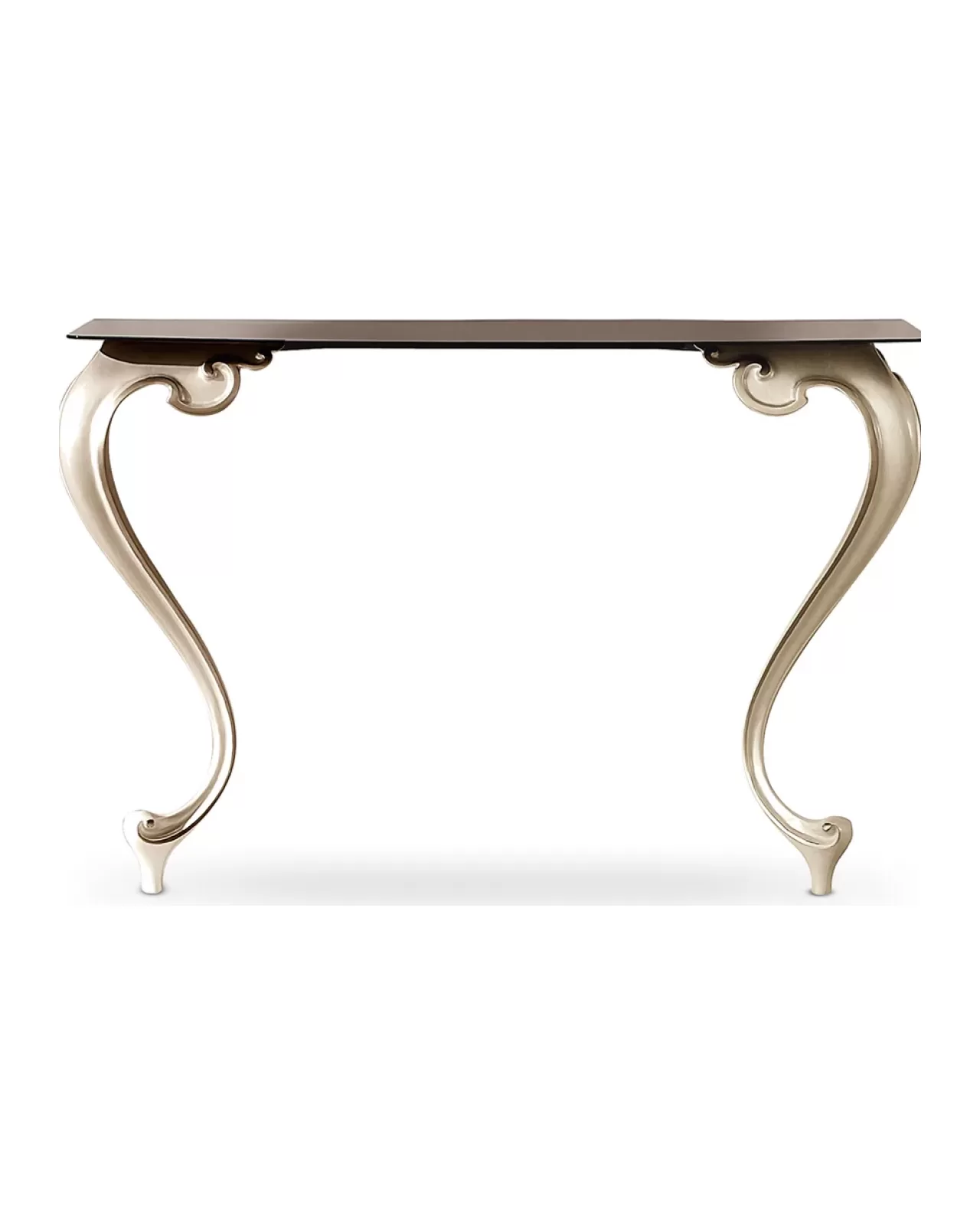 George Console Table by Cantori, Italian console table below a mirror