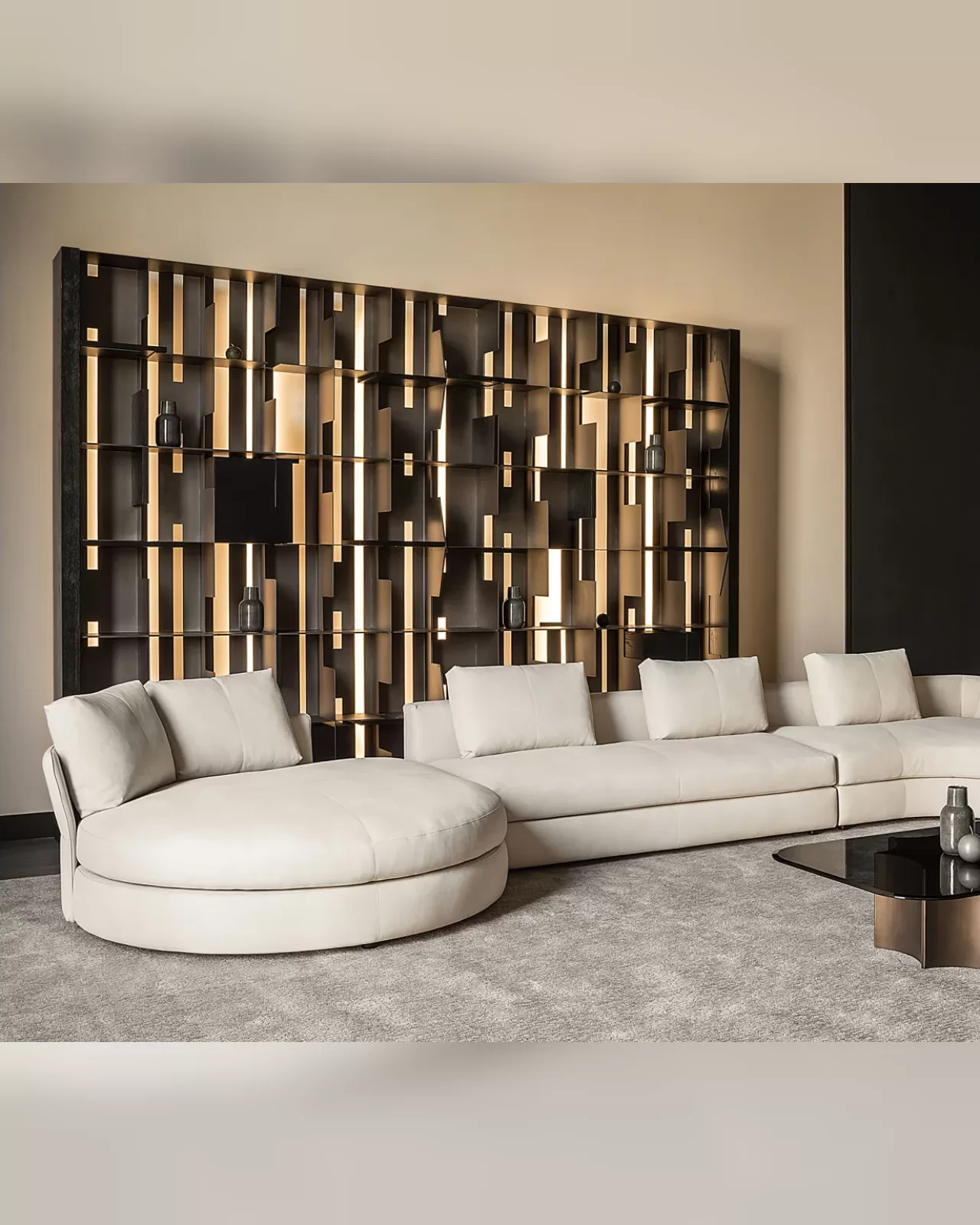 Hong Kong Bookcase Composition by Cantori, modern bookcase