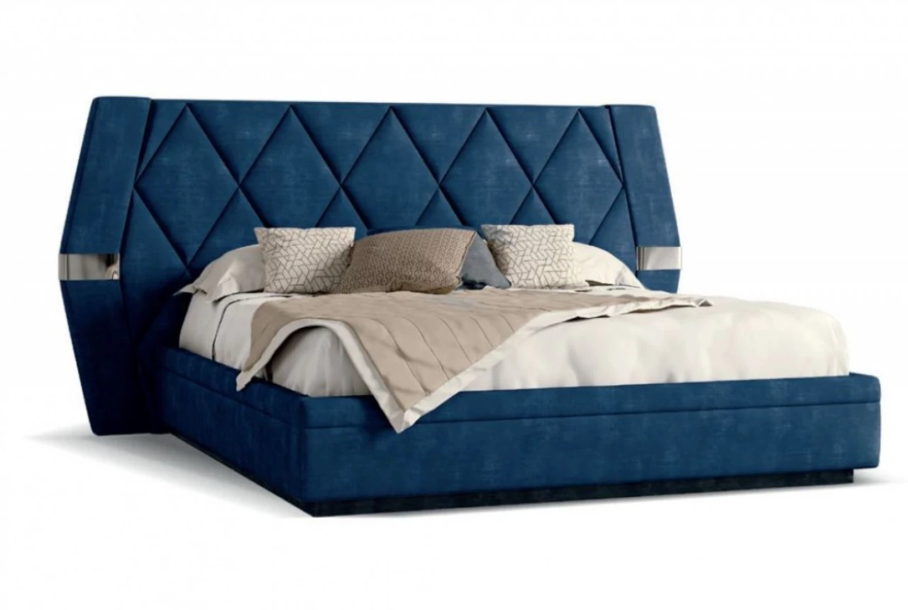Ellipse Upholstered Bed, image 3 of 8, Italian furniture by Francesco Pasi