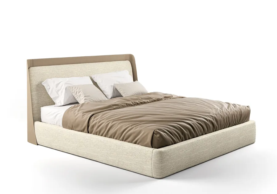 Utopia bed by Pregno, luxury upholstered bed