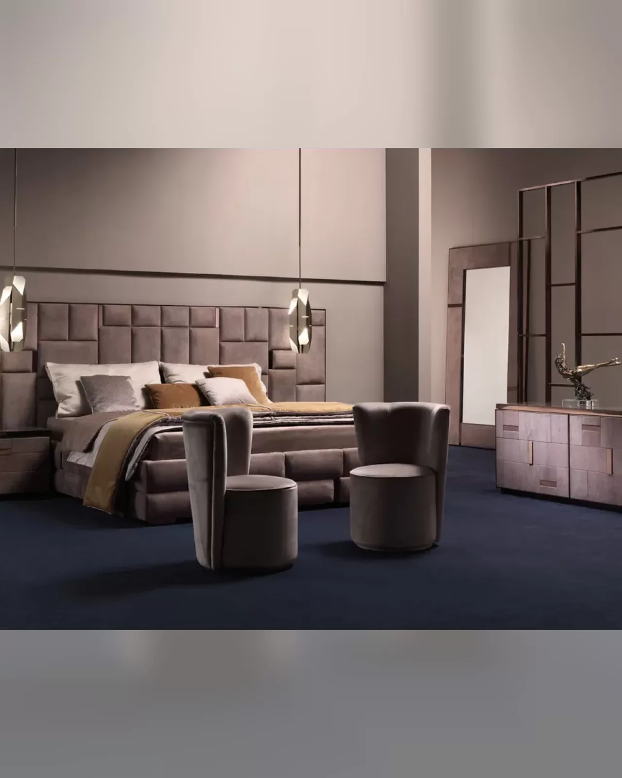 Cromo bed by Epoque, Epoque furniture