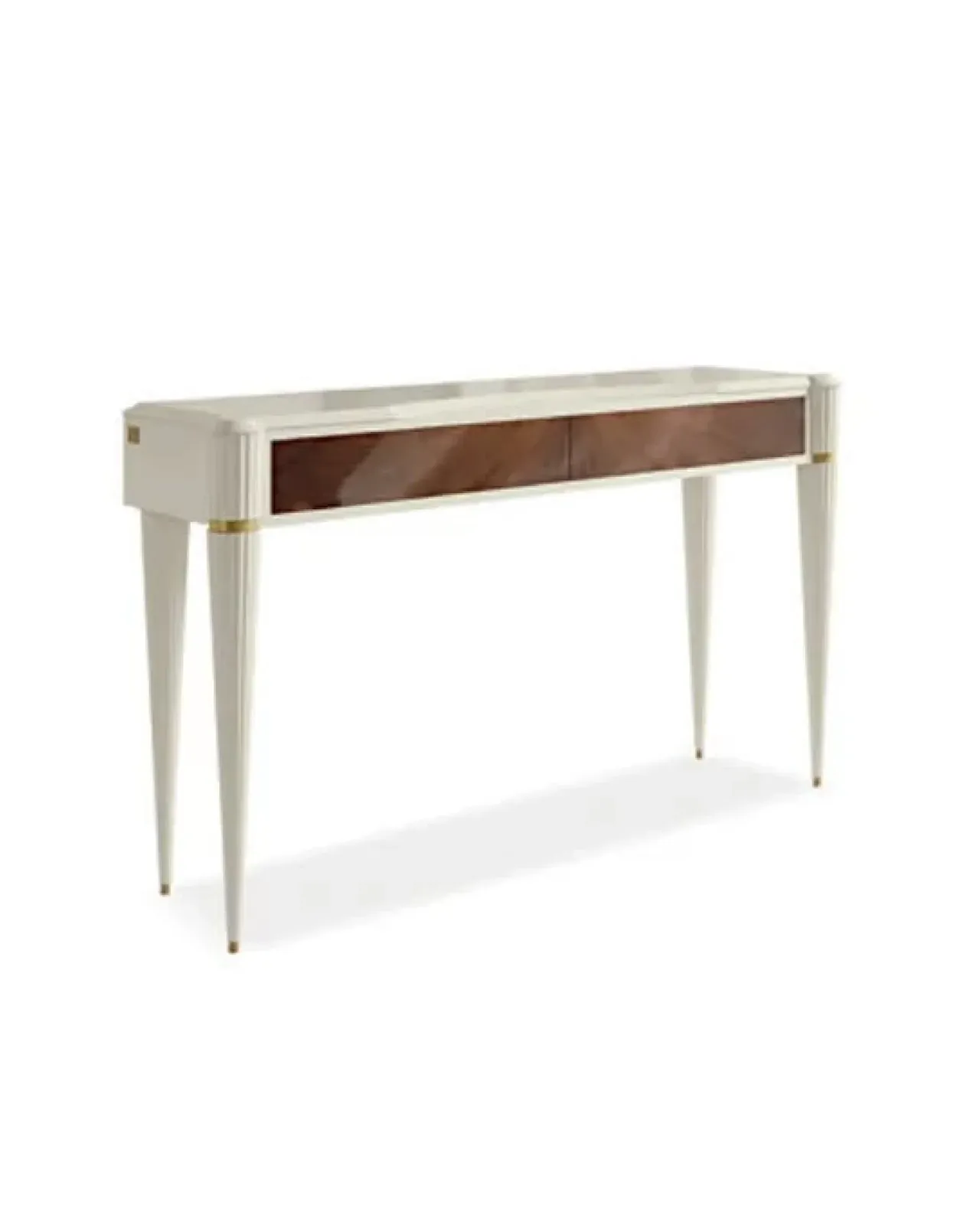 Ellipse Console with Two Drawers, Living Room Furniture, by Francesco Pasi