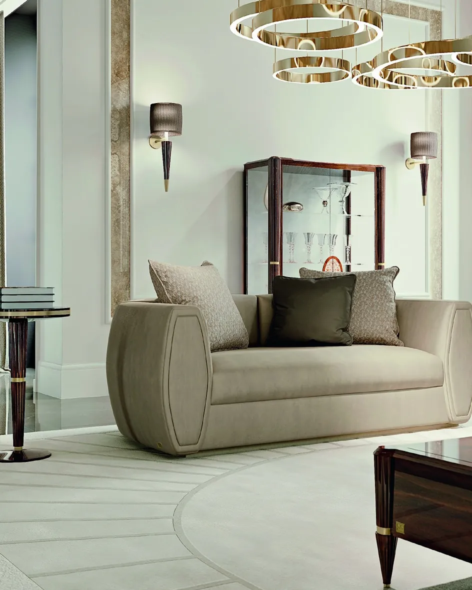 Ellipse Sofa with Rounded Arms, image 3 of 3, by Francesco Pasi