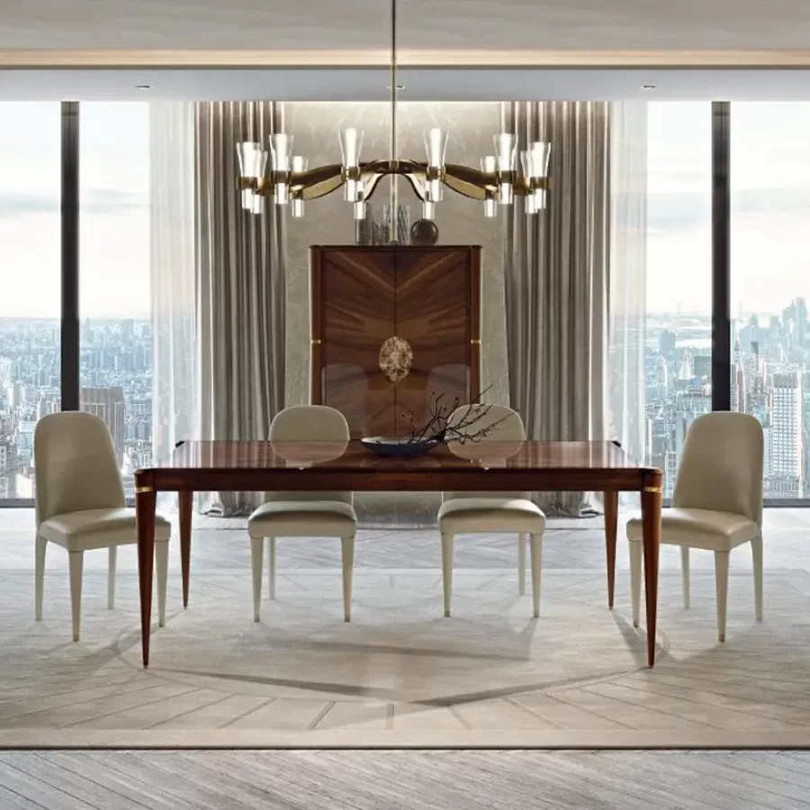 Ellipse Extendable Dining Table by Francesco Pasi, modern dining table and chairs, 200 to 250 cm wide