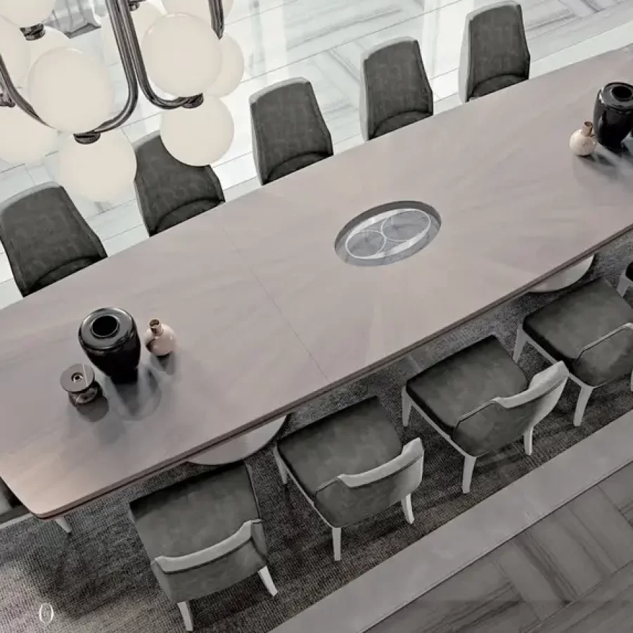 Ellipse Five-Metre Dining Table by Francesco Pasi, luxury Italian furniture for the dining room