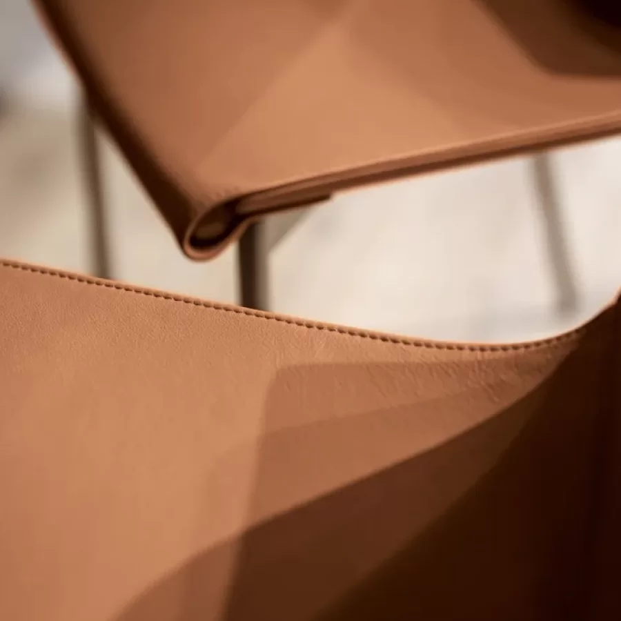 Circe Dining Chair by Cantori, luxury Italian furniture for the dining room, in leather
