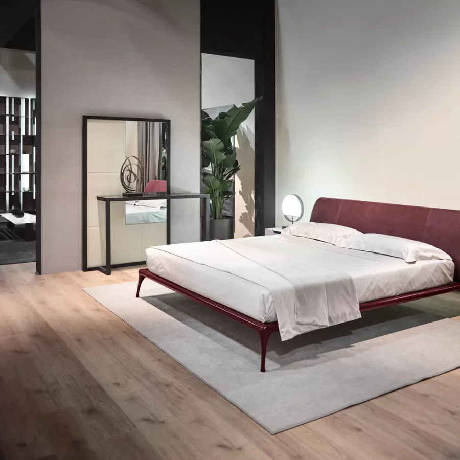 Iseo 24 Bed by Cantori, luxury bedroom furniture, upholstered double bed