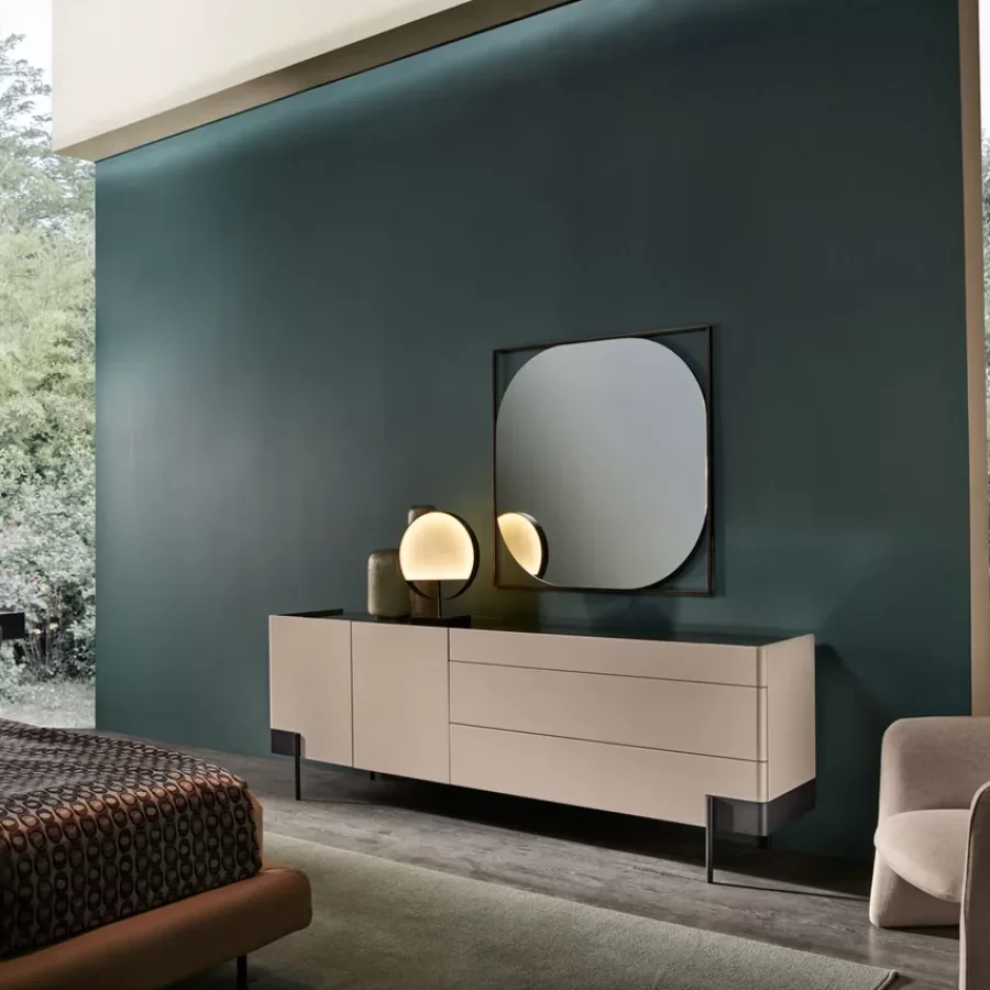 Karina Armchair by Cantori, luxury Italian furniture for the living room, in leather