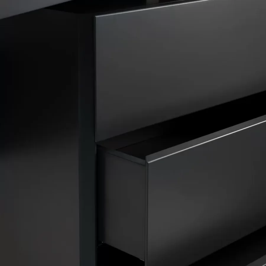Macao Desk by Cantori, Italian furniture company for the living room, made to order in Italy