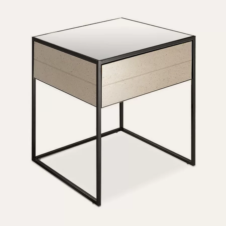 Narciso Bedside Table by Cantori, luxury bedroom furniture, Italian furniture manufacturer