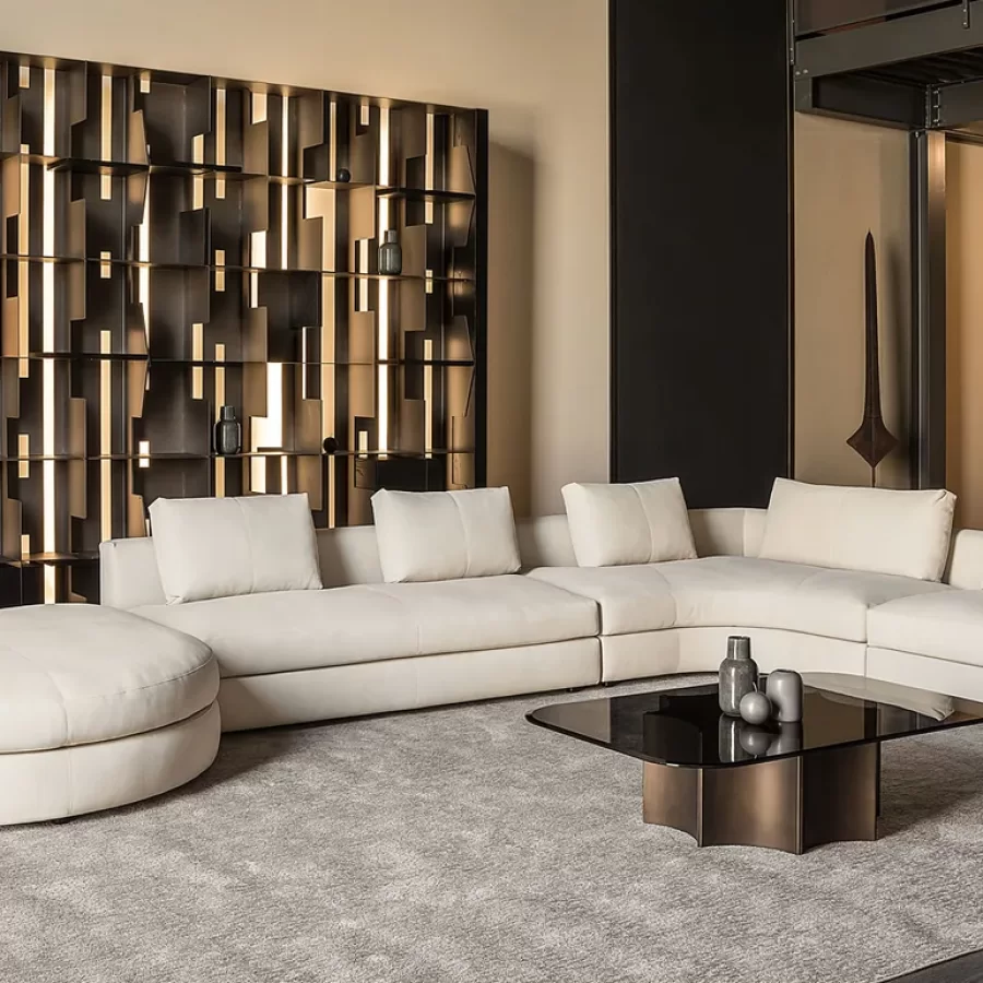 Oasi Modular Sofa by Cantori, Italian furniture company for the living room, corner sofa