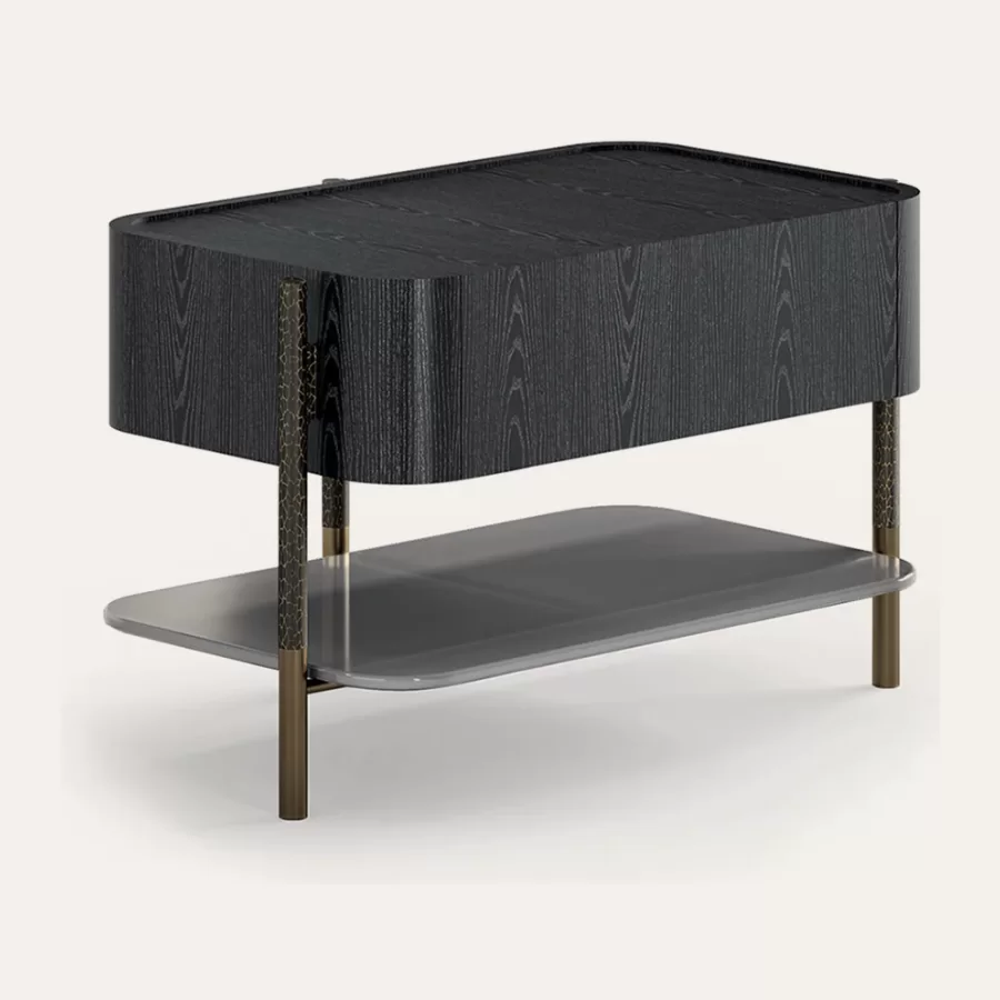 Shanghai Bedside Table by Cantori, luxury bedroom furniture, Italian furniture manufacturer