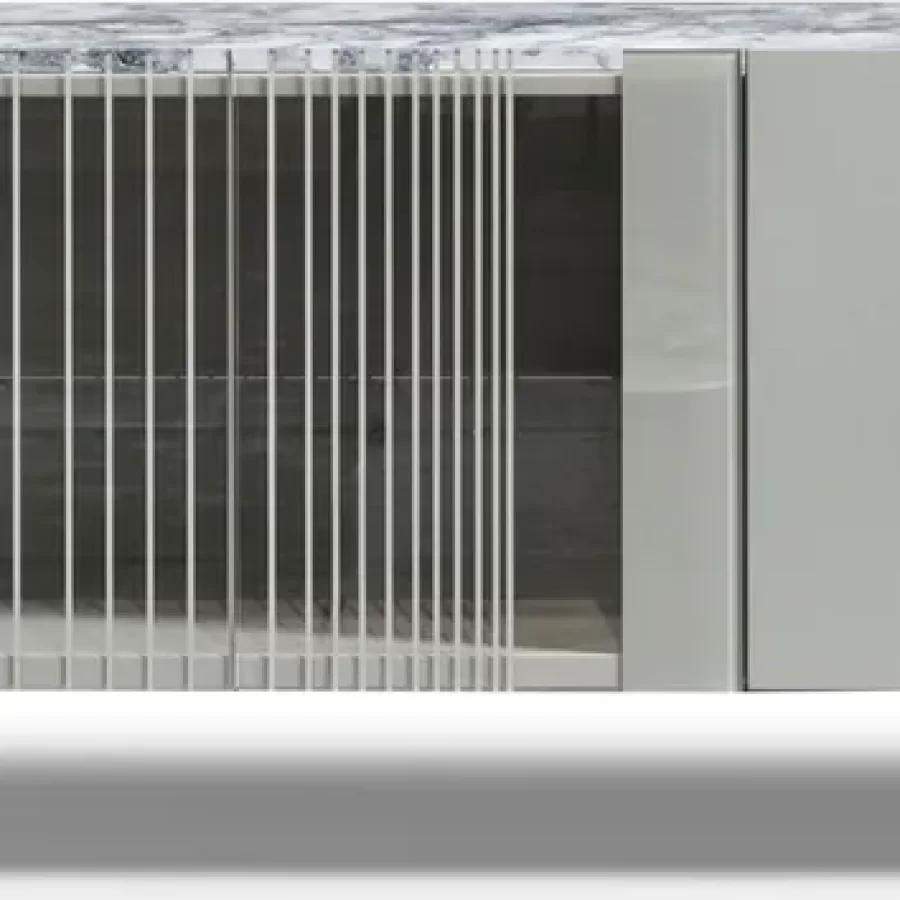 Valley Sideboard by Cantori, Italian furniture company for the living room, ceramic top