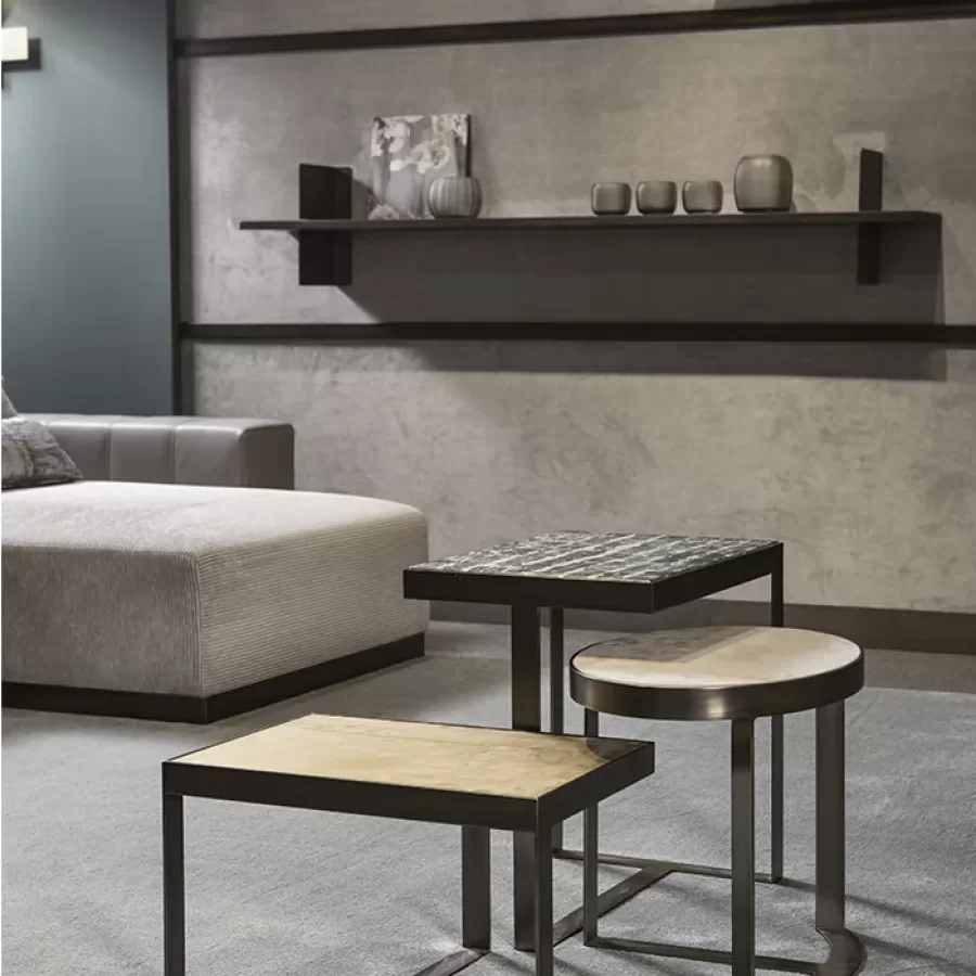 Venezia Elliptical Coffee Table by Cantori, Italian furniture company for the living room