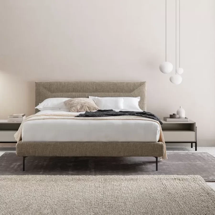Sentempa Bed by Dall'Agnese, luxury bed, for 160 or 180 x 200 cm mattresses