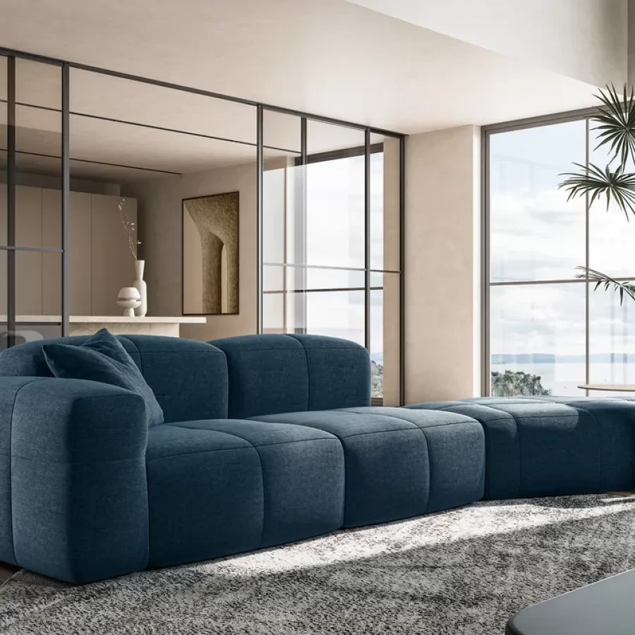 Trama Sofa by Dall'Agnese, high end furniture store for the living room, modular sofa