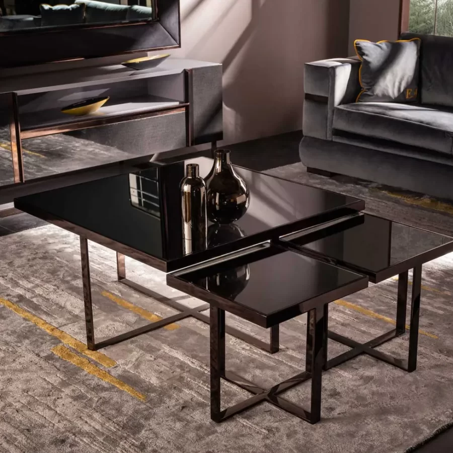 Argon Coffee Table by Epoque, luxury coffee table, 47 or 100 cm wide