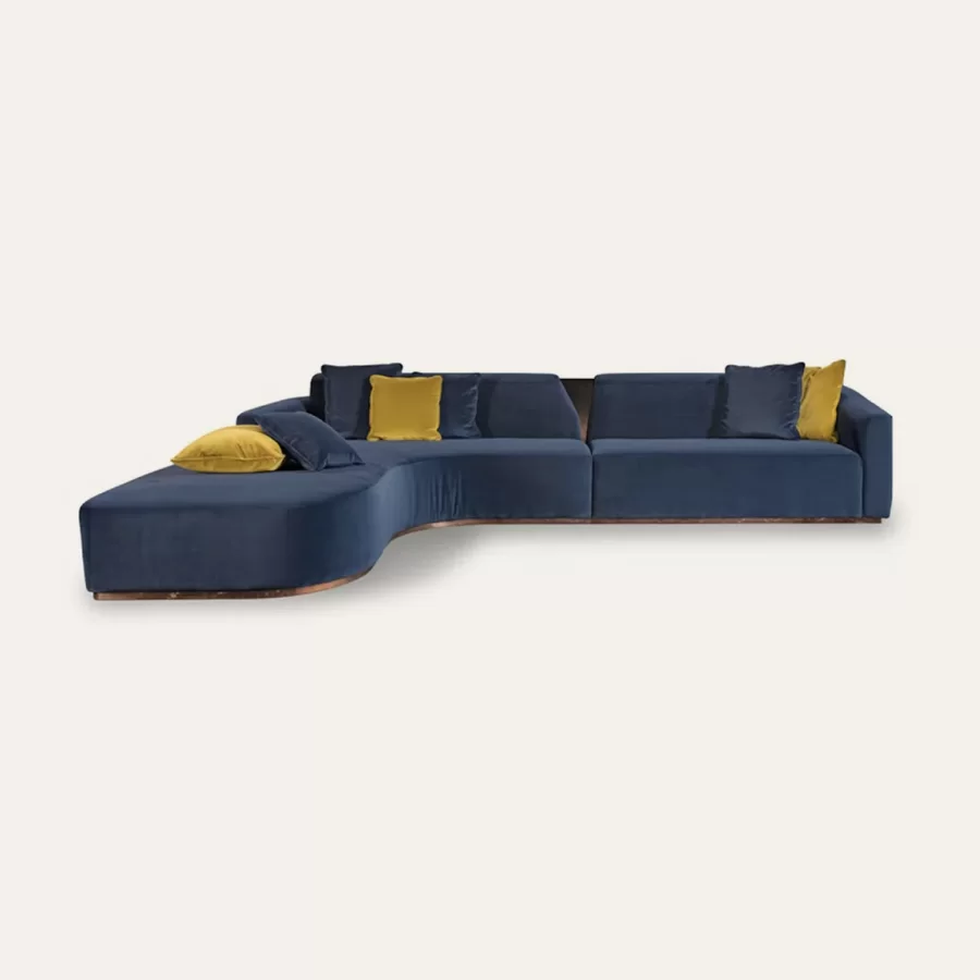 Krypton Sofa by Epoque, made to order in Italy, leather couch, 196 or 231 cm wide