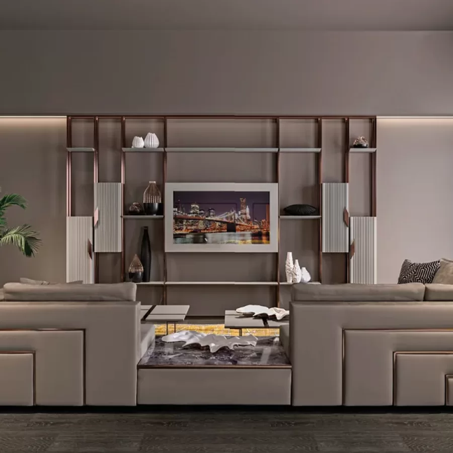 Mochi Sofa by Epoque, Italian leather sofa, in fabric or leather, made to order in Italy