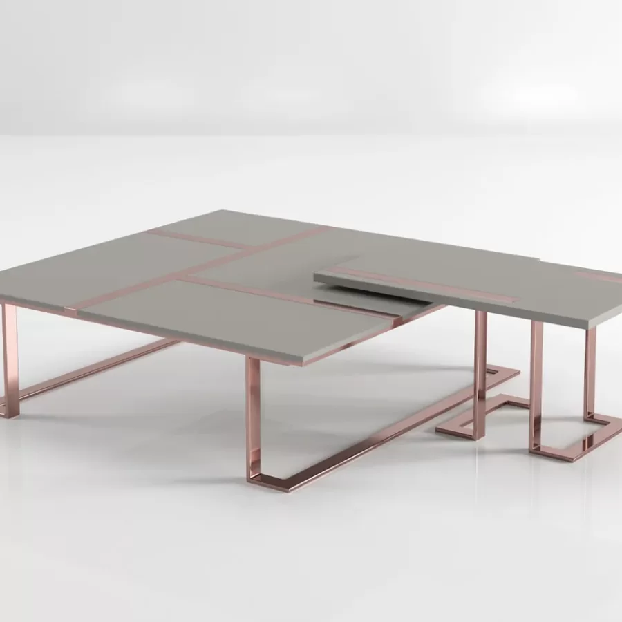 Mokaite Coffee Table by Epoque, rectangular coffee table, 70 or 100 cm wide
