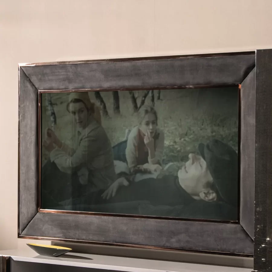 Xenon TV Frame by Epoque, made to order in Italy, media unit, 190 cm wide