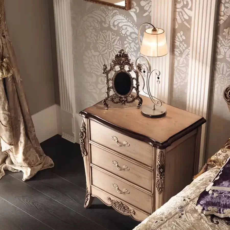Gran Guardia Nightstand 2051 by Francesco Pasi, luxury bedroom furniture