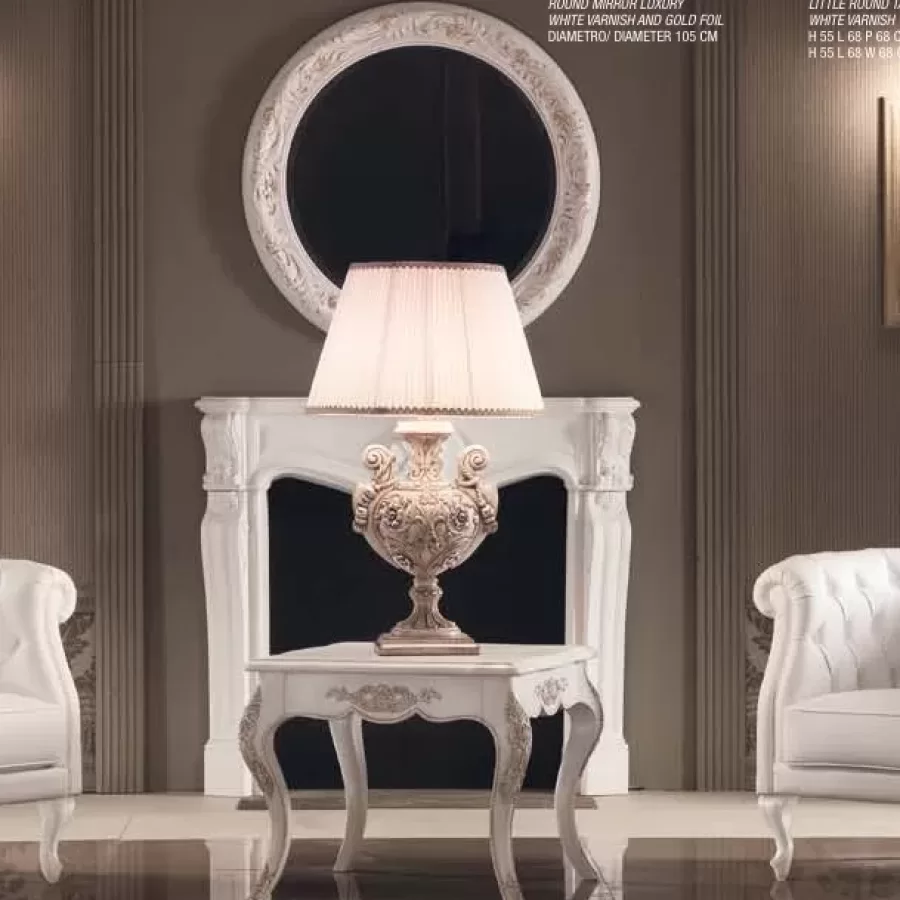 Gran Guardia Square Side Table by Francesco Pasi, wood side table carved by hand