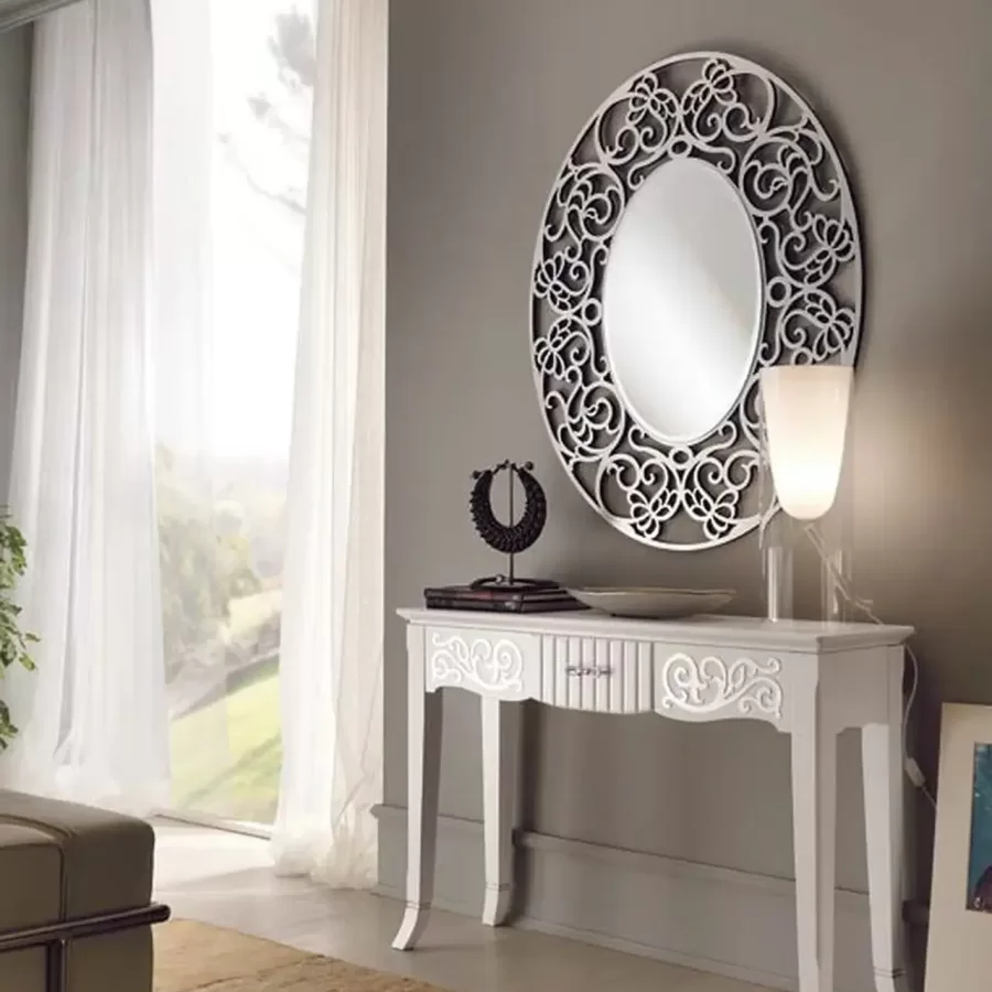 New Deco Console with Natural Panels by Francesco Pasi, console table, 125 cm wide