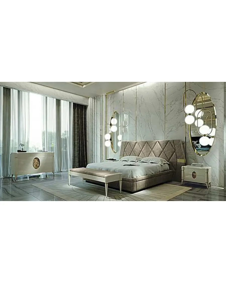 Ellipse bed quilted headboard, Francesco Pasi, supplementary photo, photo 12 of 12